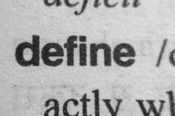 Word define in bold in lexical dictionary page showing correct spelling of words